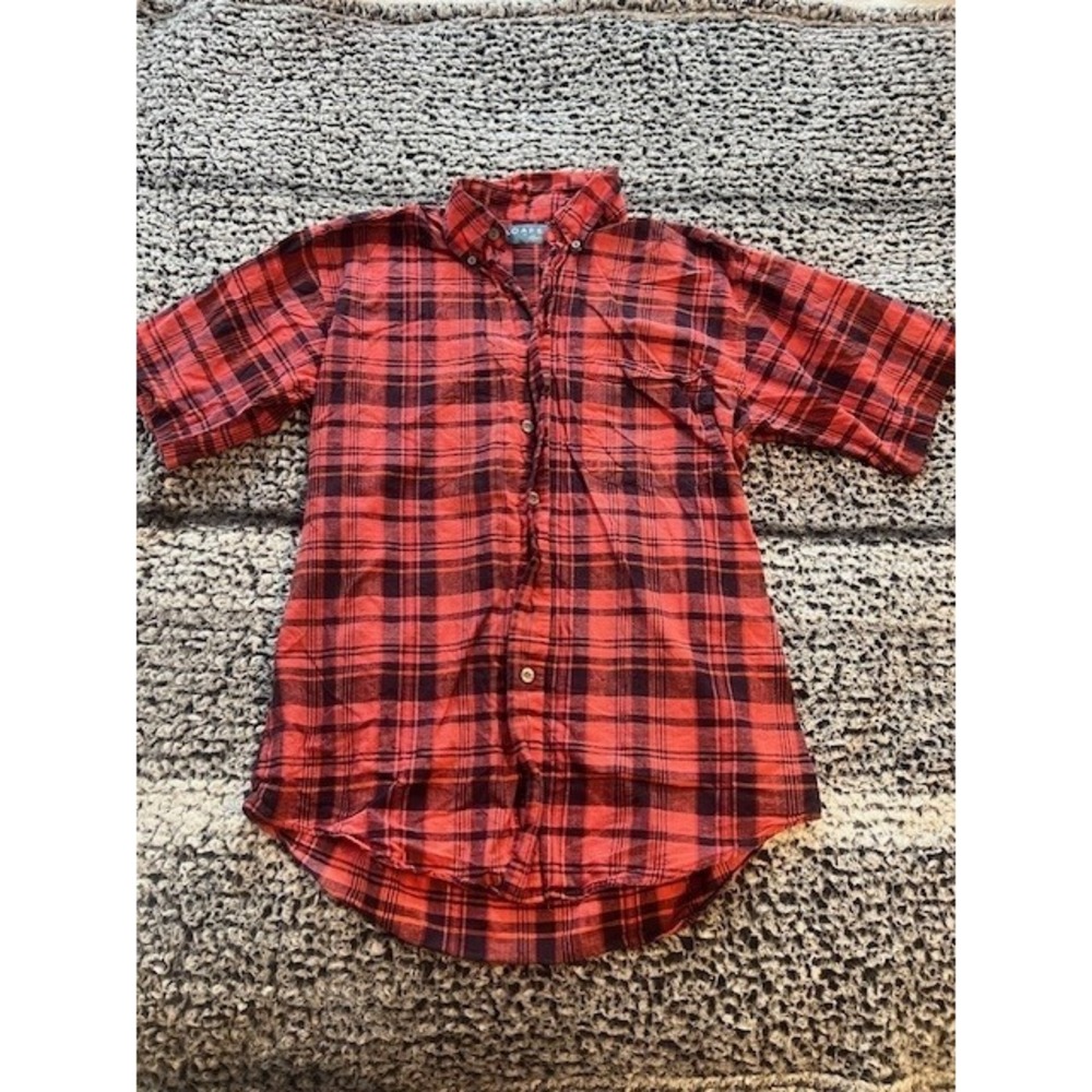 Women's M Plaid‎ Button Up by Loafers